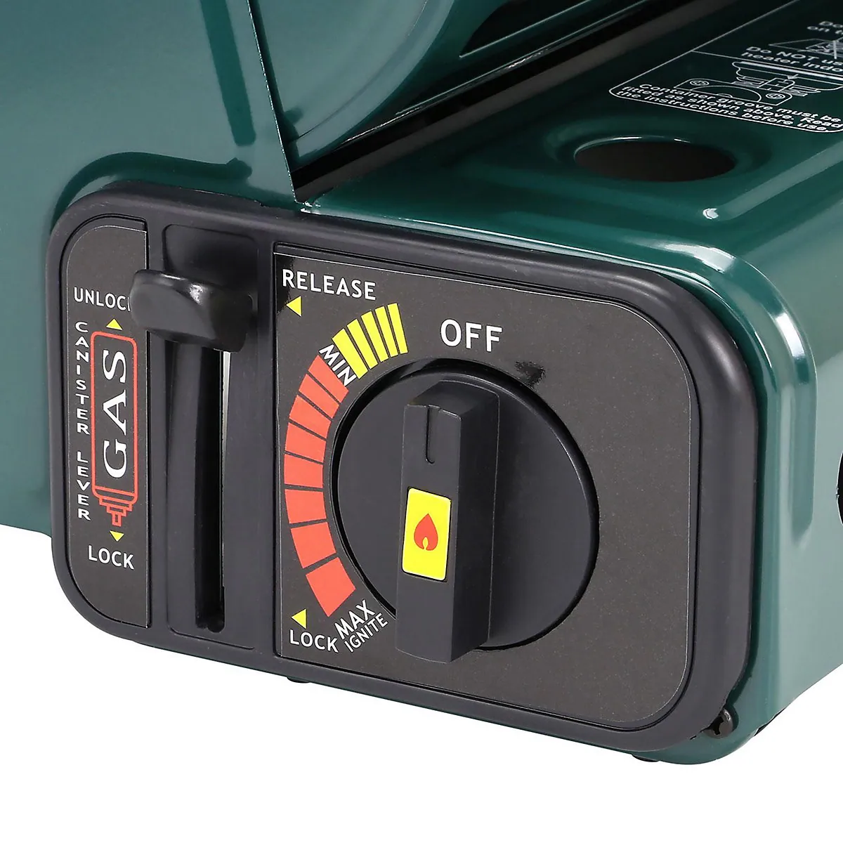 Taylor & Brown Portable Gas Heater — Auto Ignition, Temp Control — view 2