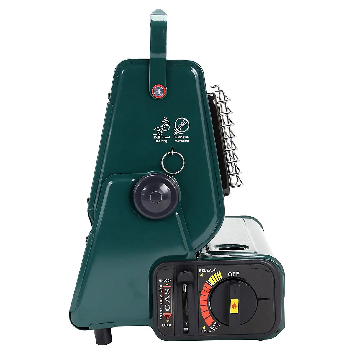 Taylor & Brown Portable Gas Heater — Auto Ignition, Temp Control — view 3