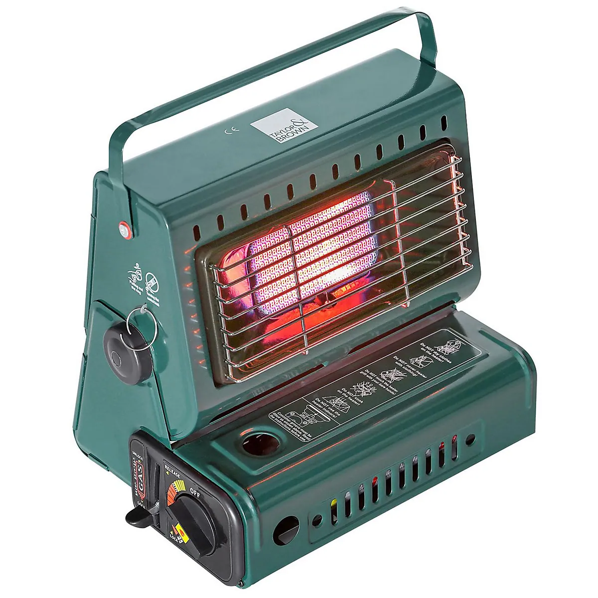 Taylor & Brown Portable Gas Heater — Auto Ignition, Temp Control — view 6