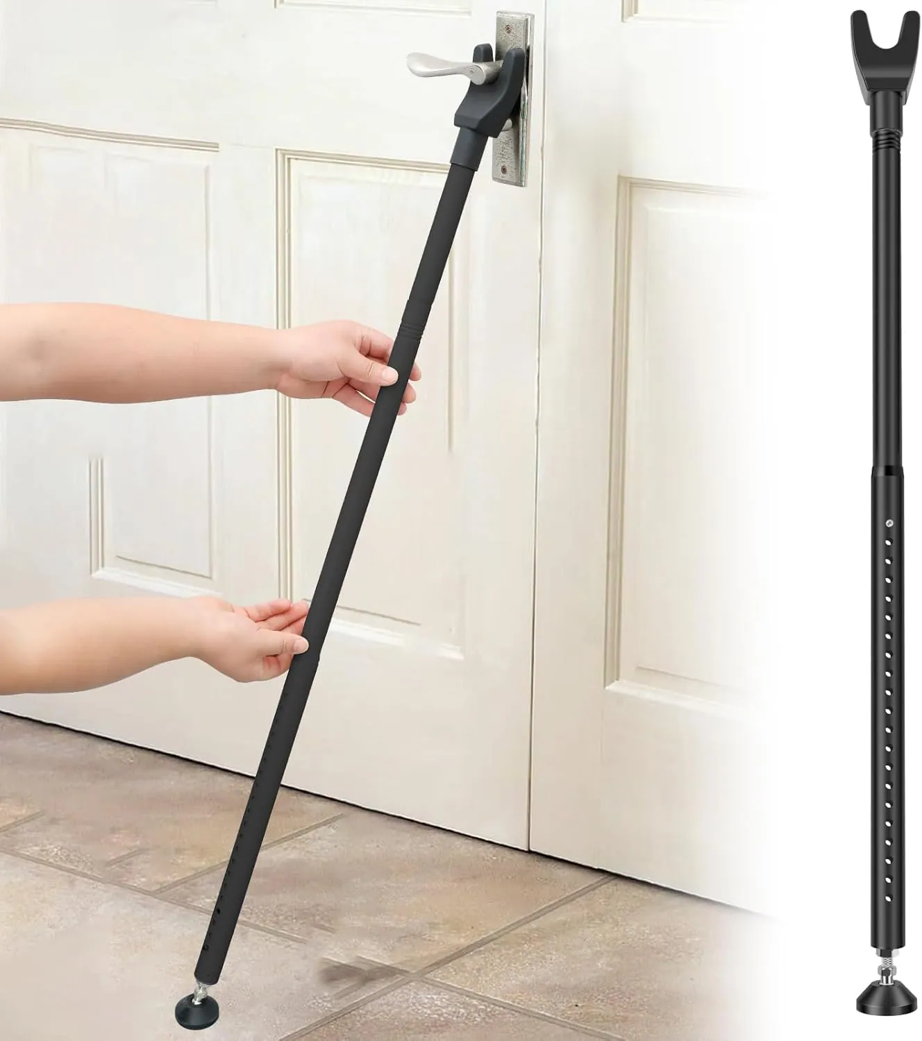 eSynic 3-Stage Adjustable Door Security Bar / Brace