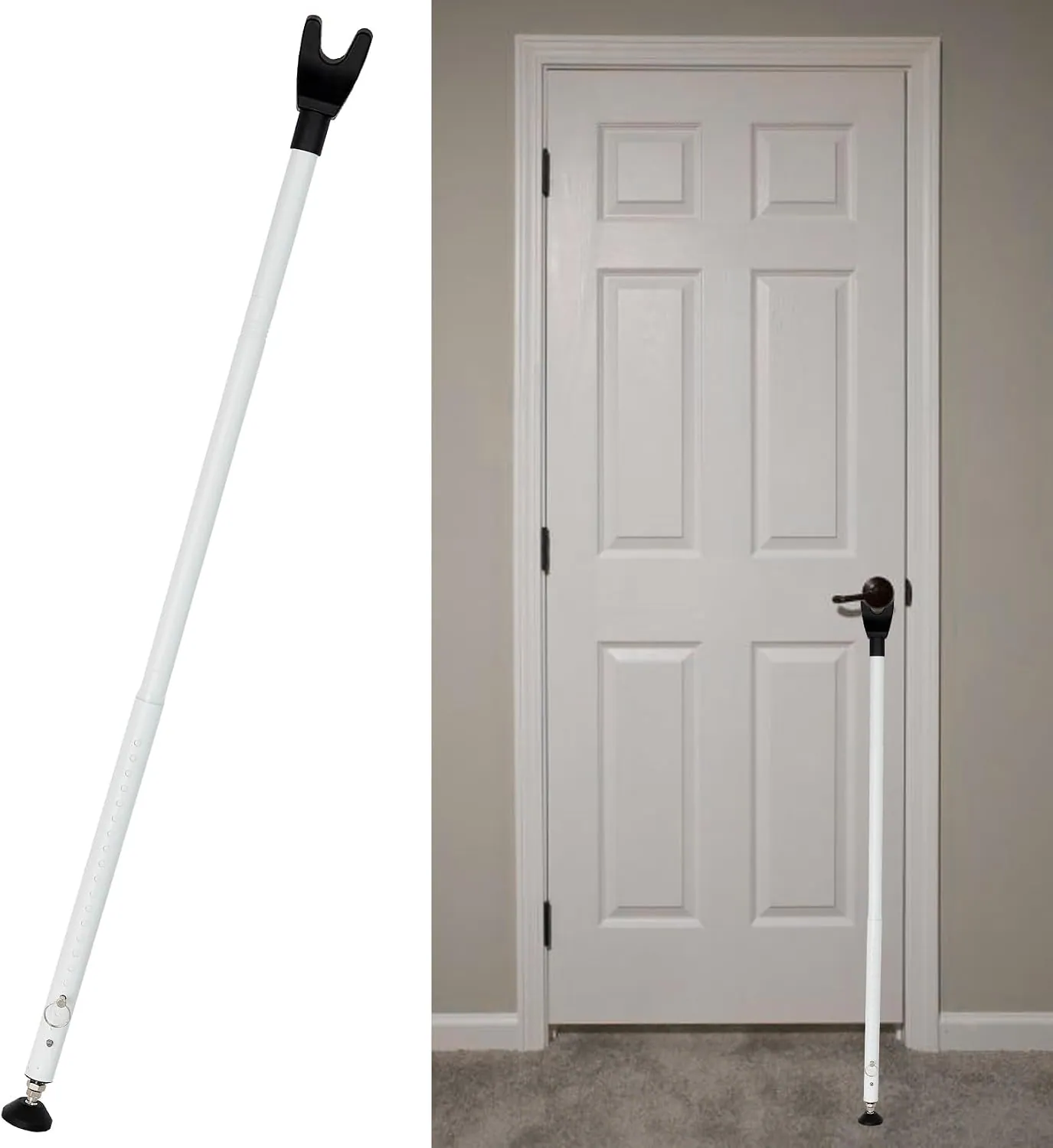 eSynic 3-Stage Adjustable Door Security Bar / Brace — view 2
