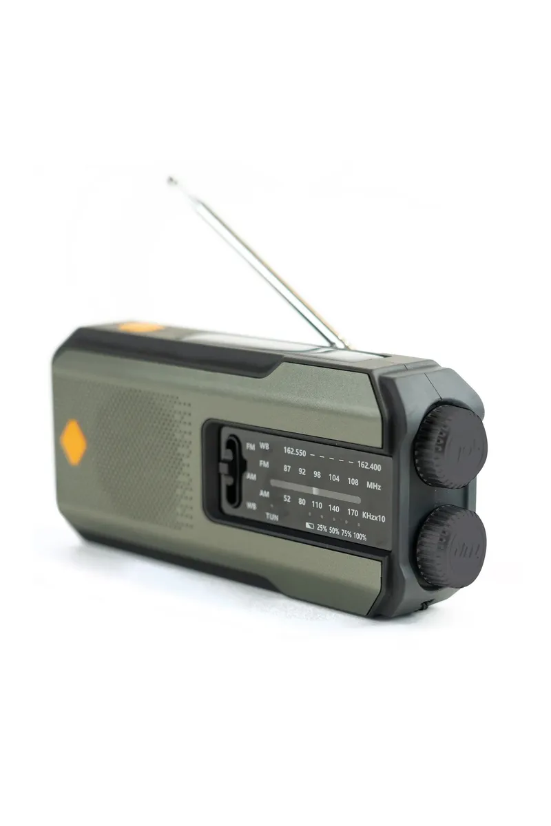 Highlander Survival Emergency Hub — Radio, Power Bank & Torch