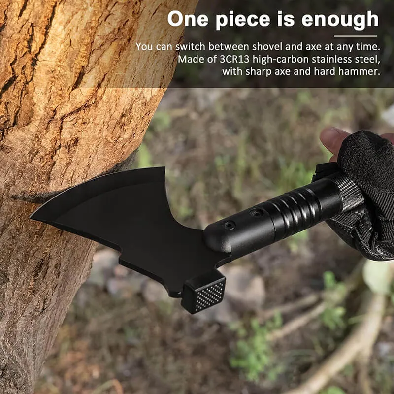 iToolMax 25-in-1 Survival Multi-Tool Shovel Kit — view 4