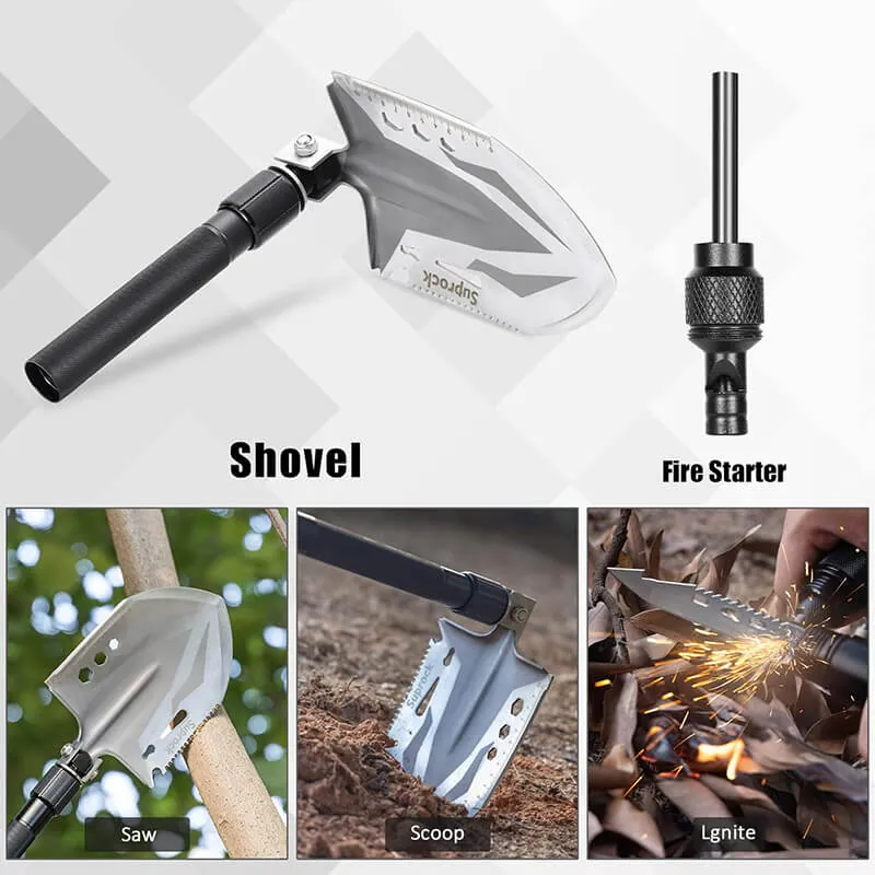 iToolMax 25-in-1 Survival Multi-Tool Shovel Kit — view 5