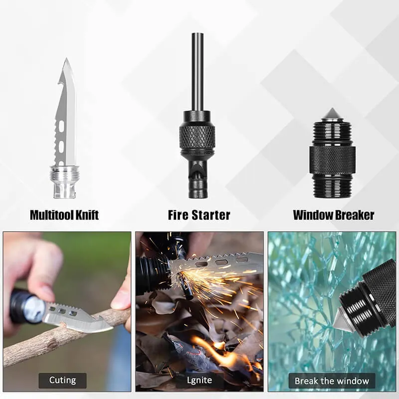 iToolMax 25-in-1 Survival Multi-Tool Shovel Kit — view 6