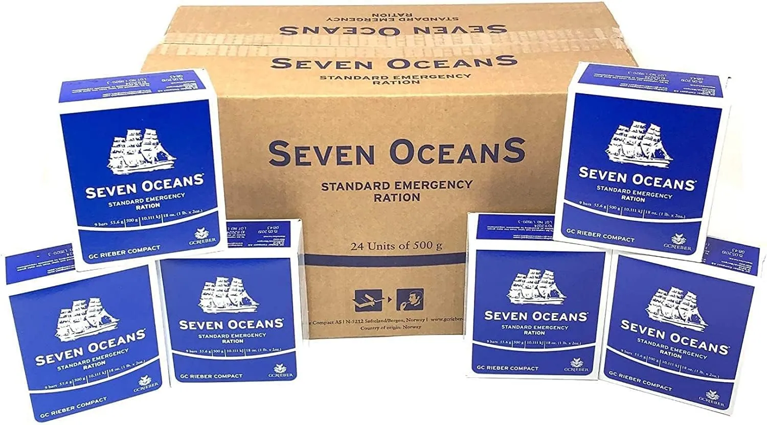 Seven Oceans Emergency Food Ration Biscuits