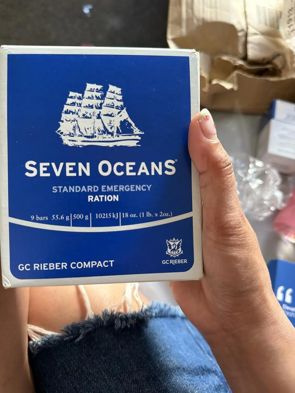 Seven Oceans Emergency Food Ration Biscuits — view 2